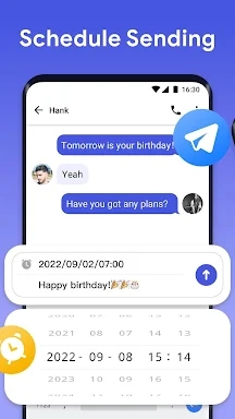 Messenger SMS: Messages Home screenshots