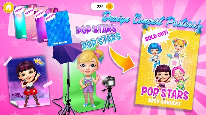 Sweet Baby Girl Pop Stars screenshots