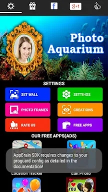 Photo Aquarium Live Wallpaper screenshots
