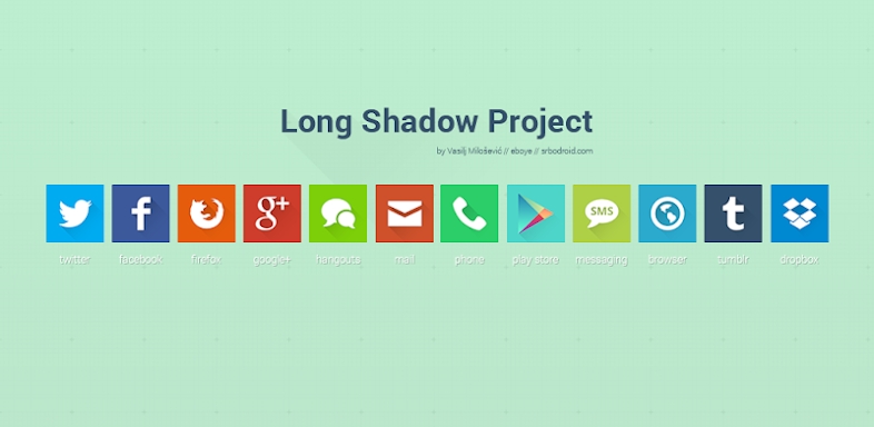 Long Shadow Icon Pack screenshots