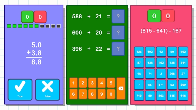 Math Games, Learn Add Multiply screenshots