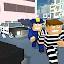 Blocky Cop Craft Running Thief icon