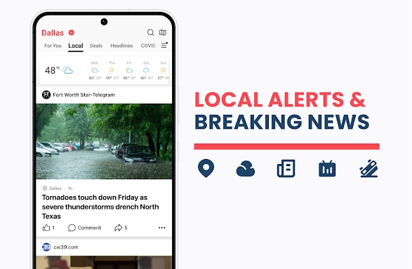 NewsBreak: Local News & Alerts screenshots
