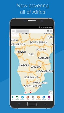 Tracks4Africa Guide screenshots