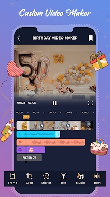Birthday Video Maker with Song screenshots
