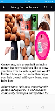 How to grow hair faster screenshots