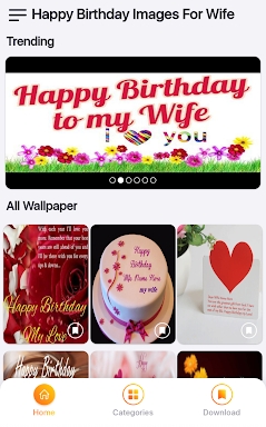 Happy Birthday Images For Wife screenshots