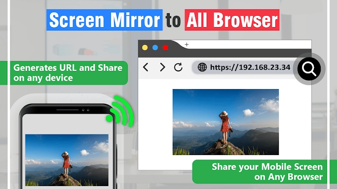 Screen Share to Web Browser screenshots