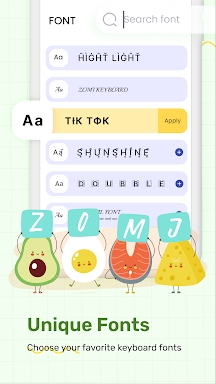 Emoji Keyboard & Fonts: Zomj screenshots