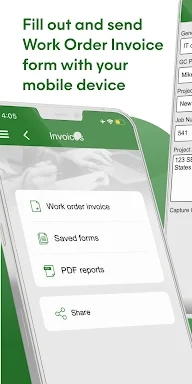 Work Order Invoice screenshots