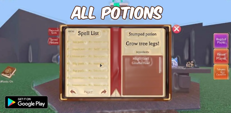 Wacky Wizards Update - Potions Recipe screenshots