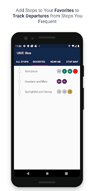 UIUC Bus screenshots