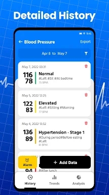 Blood Pressure App Pro screenshots