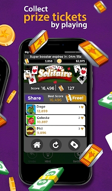 Solitaire - Make Money Crypto screenshots