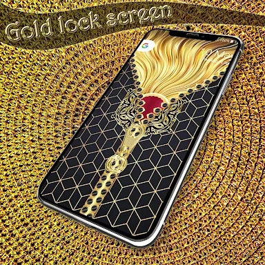 Gold lock screen screenshots