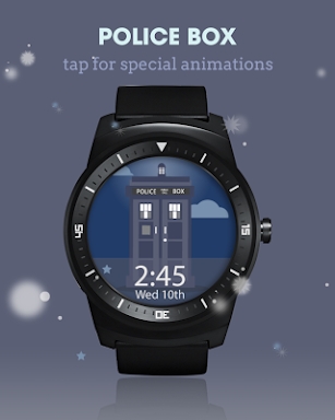 Time and Space Watch Face screenshots