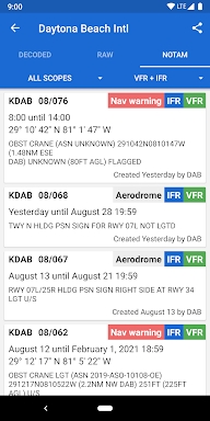 Avia Weather - METAR & TAF screenshots