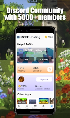 MCPEHosting - Minecraft Server screenshots