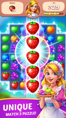 Fruit Diary - Match 3 Games screenshots