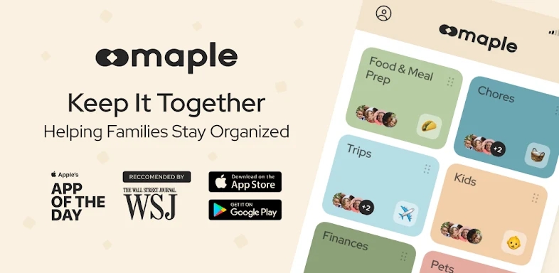 Maple - Household Planner screenshots