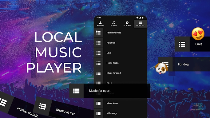 Simple Music Player screenshots