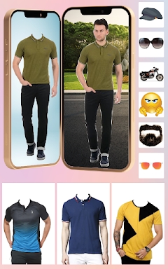 Men T Shirt Photo Suit Editor screenshots