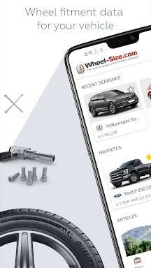 Wheel Size - Fitment database screenshots