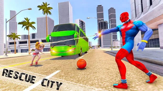 Spider Hero: Rope Hero Game screenshots