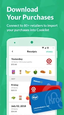 Cooklist: Pantry & Cooking App screenshots