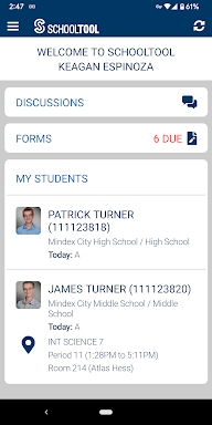 SchoolTool Mobile screenshots