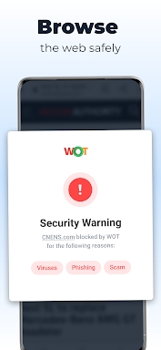 WOT Mobile Security Protection screenshots