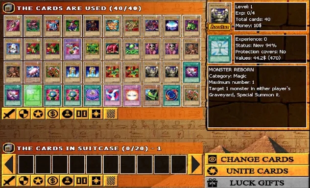 Yugi Classic: Power of Destiny screenshots