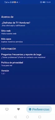Honduras App: En vivo screenshots