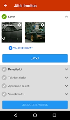 Nettiauto screenshots