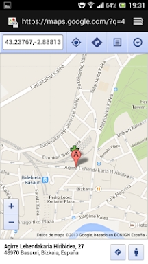 Brujula con localización GPS screenshots