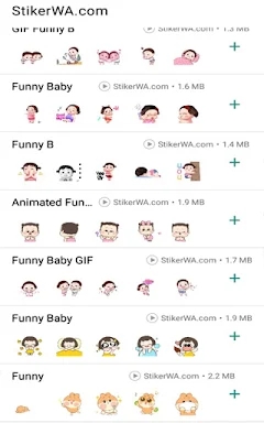 Animated Babies WAStickerApps screenshots