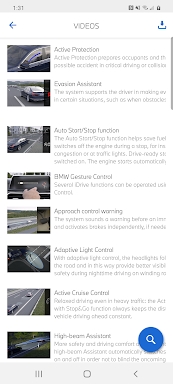 BMW Driver's Guide screenshots