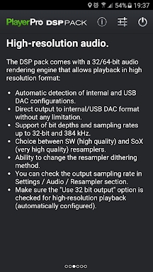 PlayerPro DSP pack screenshots