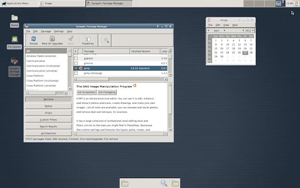 Debian noroot screenshots