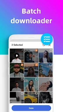 Video downloader for Instagram screenshots