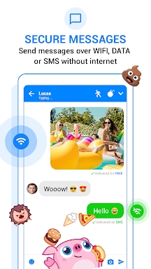 Messenger SMS - Text messages screenshots