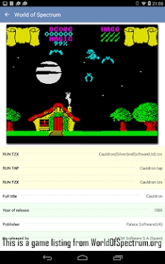 Speccy - ZX Spectrum Emulator screenshots