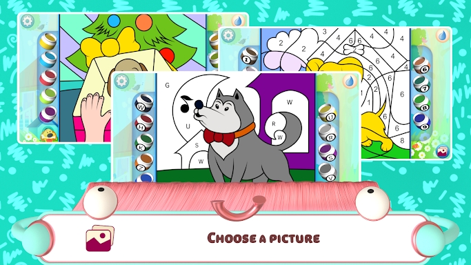Color by Numbers - Dogs screenshots