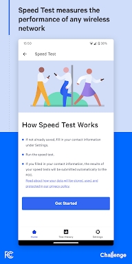 Original-FCC Speed Test screenshots