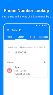Caller ID, Phone Dialer, Block screenshots