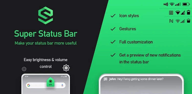 Super Status Bar - Customize screenshots