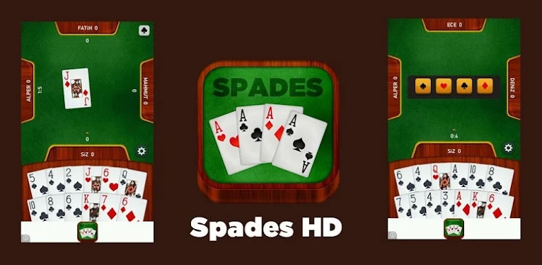 Spades HD screenshots