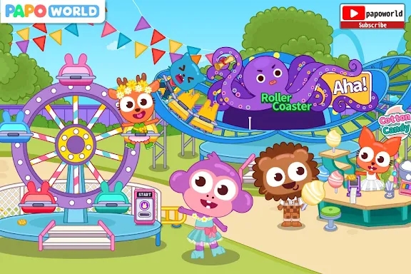 Papo Town: Amusement Park screenshots