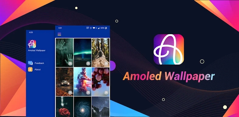 AMOLED Wallpaper: 3D Themes &  screenshots