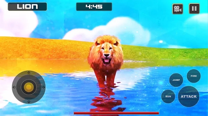 Lion Vs Tiger Wild Animal Simulator Game screenshots